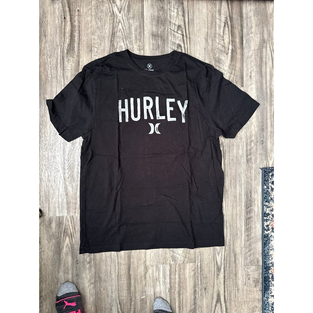 H men’s black Hurley T-shirt size large